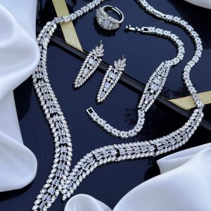 Cubic Zirconia Necklace Set